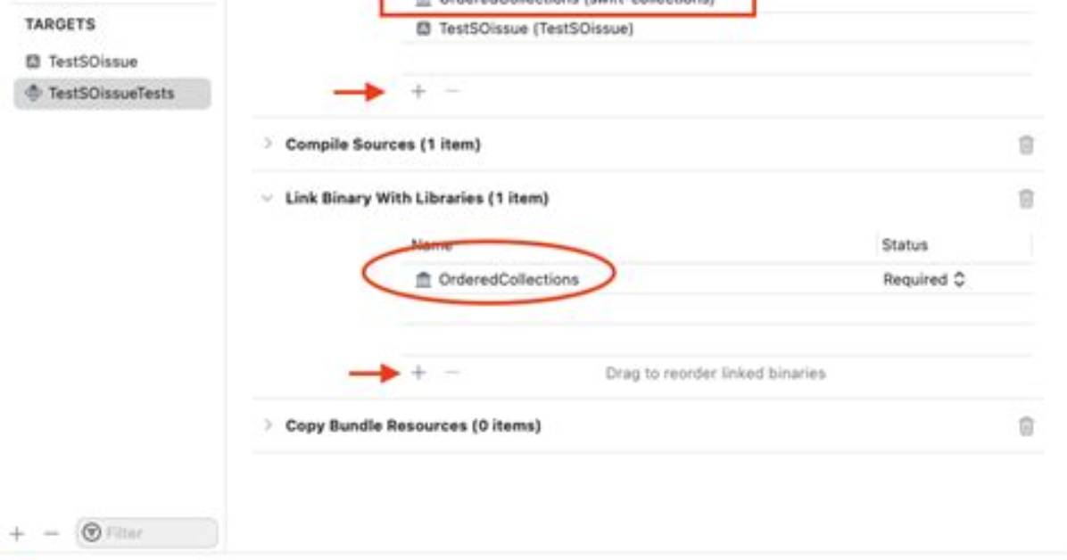 Swift Package Build Failure When Running Tests Without Host Application