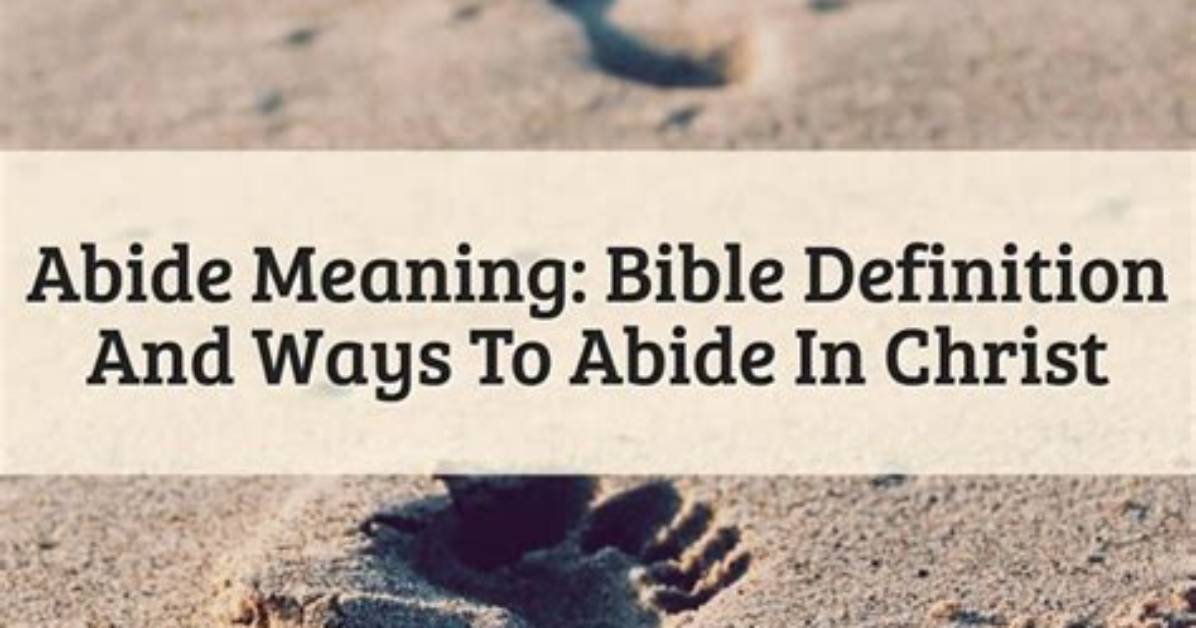Switchword Abide Meaning