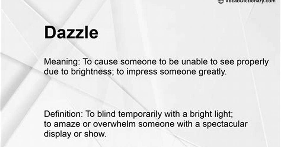 Switchword Dazzle Meaning