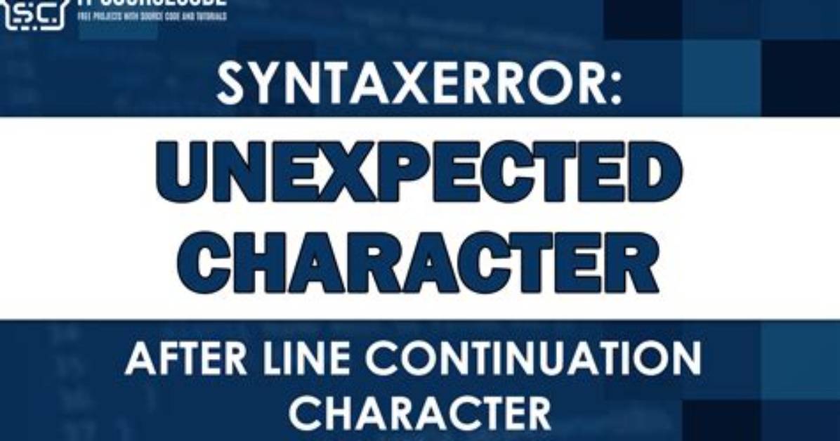 Syntaxerror: "Unexpected Character After Line Continuation Character in Python" Math