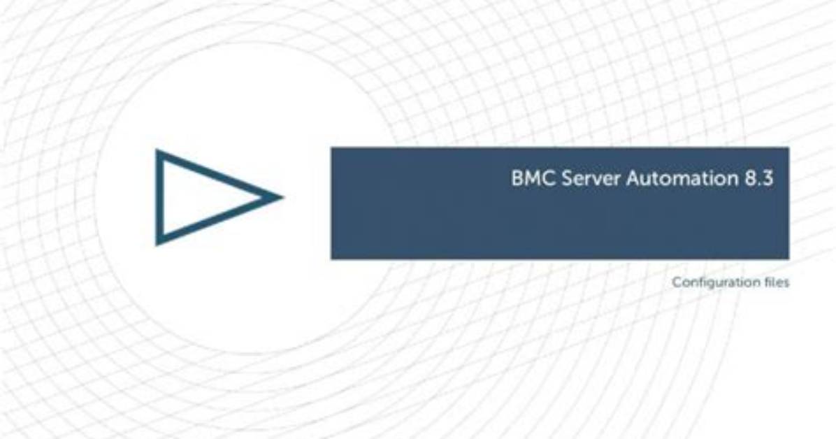 Syslog Configuration Files - Documentation for Bmc Ami Command Center for Security 6.1