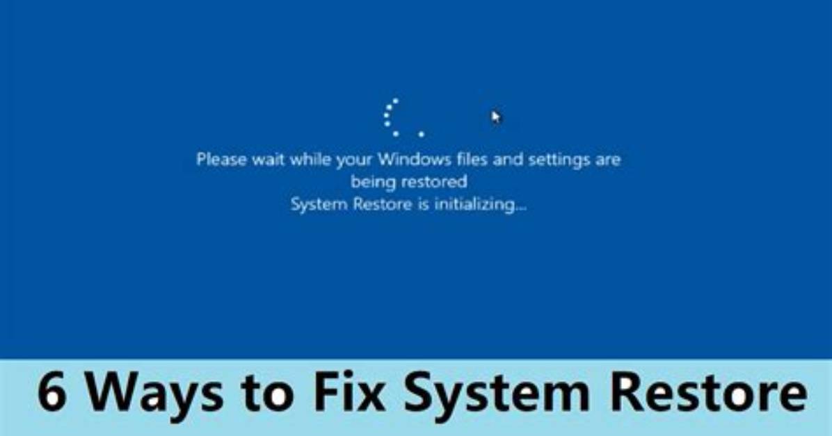 System Restore Is Initializing Windows 10 How Long?