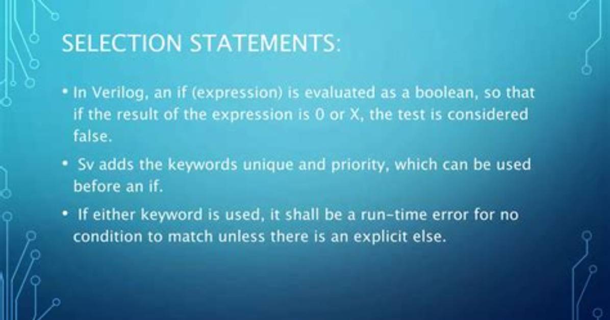 System Verilog- Wait Statements