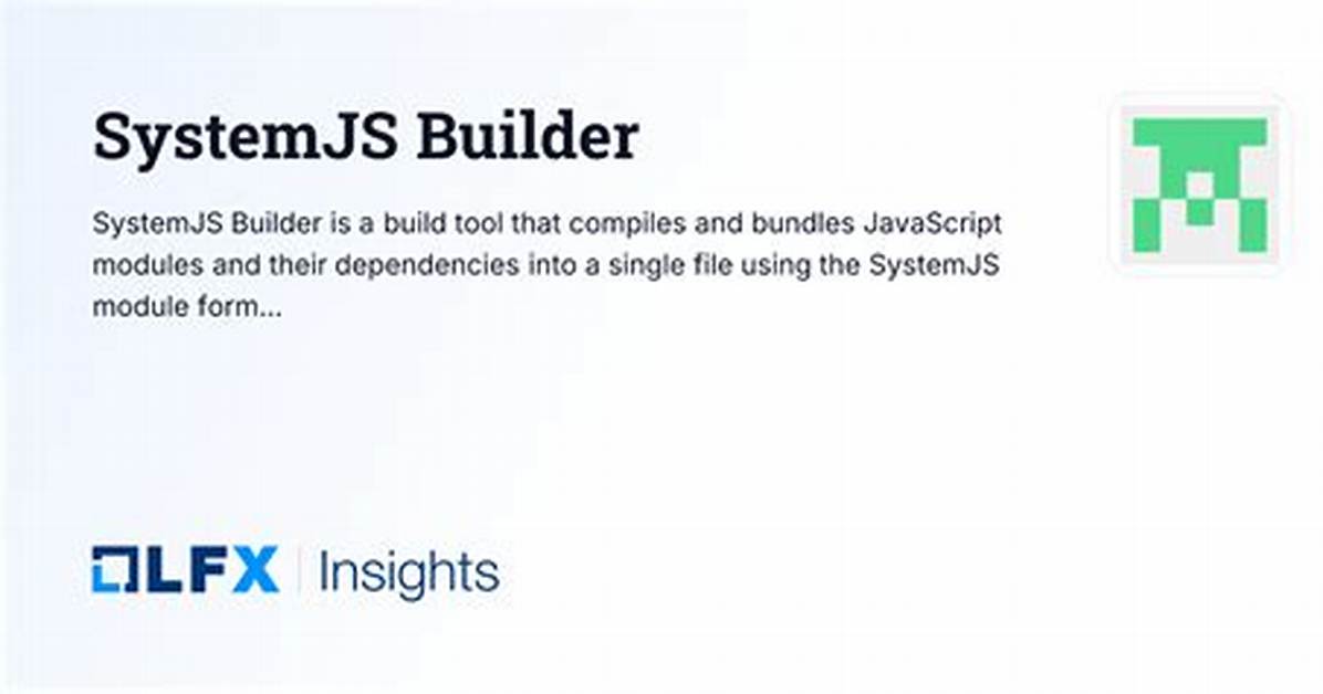 Systemjs-Builder, Basic Useage / Configuration
