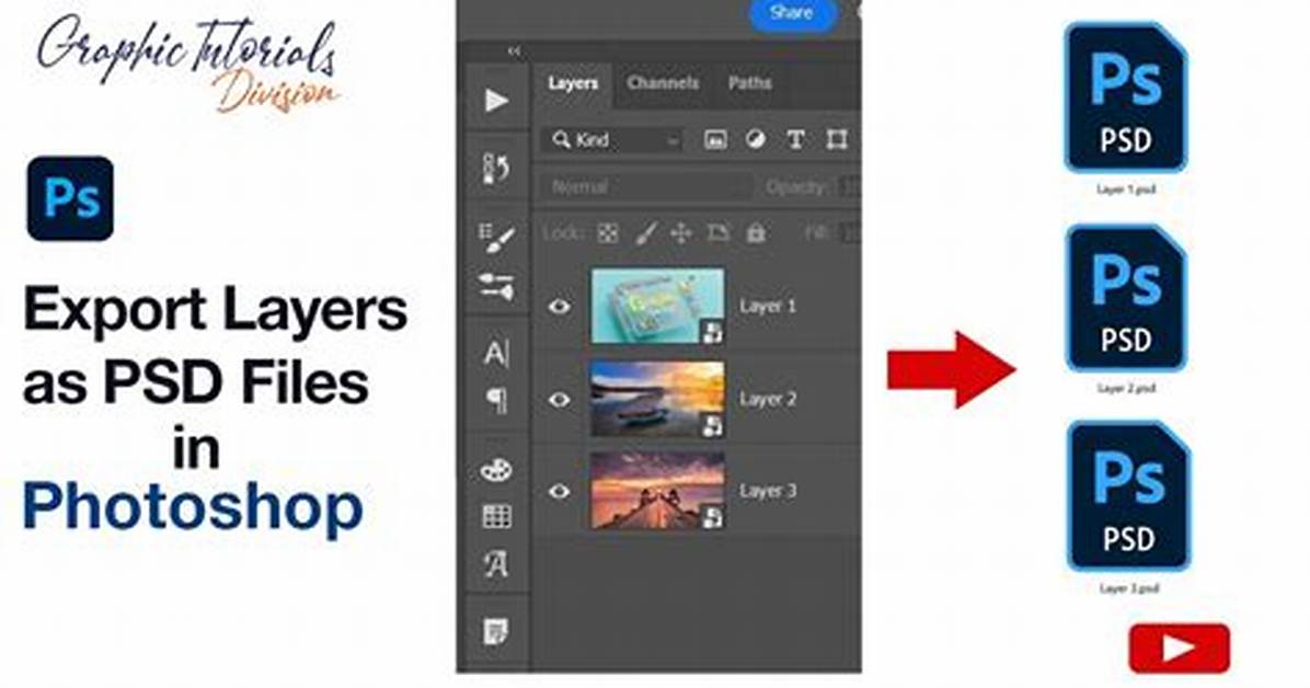 Take a Psd and Export All the Layers into Separate Image Files Without Using Photoshop