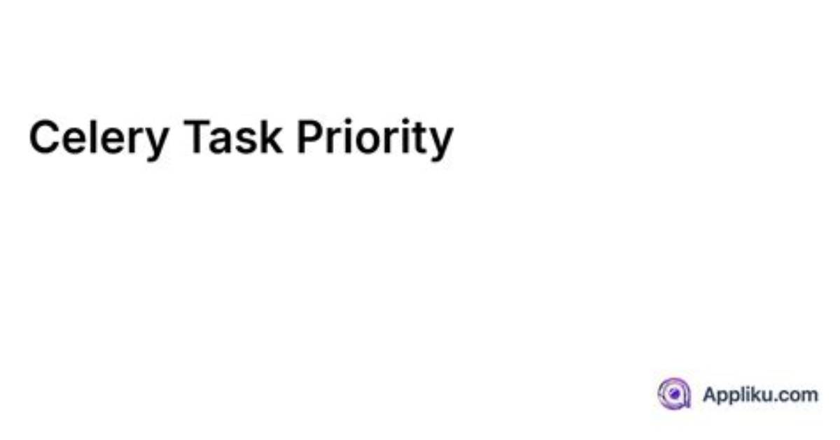 Task Priority in Celery with Redis