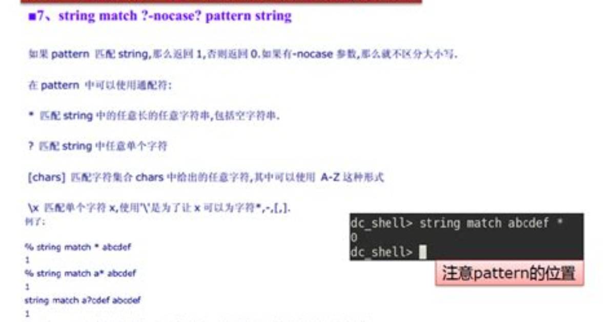 Tcl String Map for ( to \(
