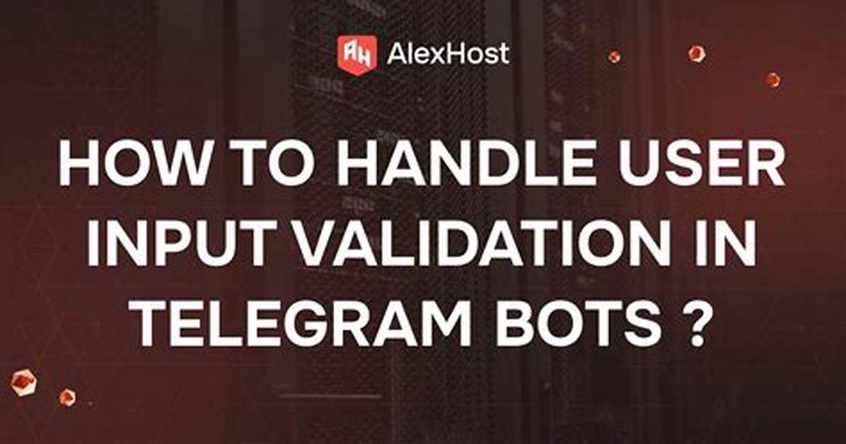 Telegram Web Bots Data Validation in Javascript