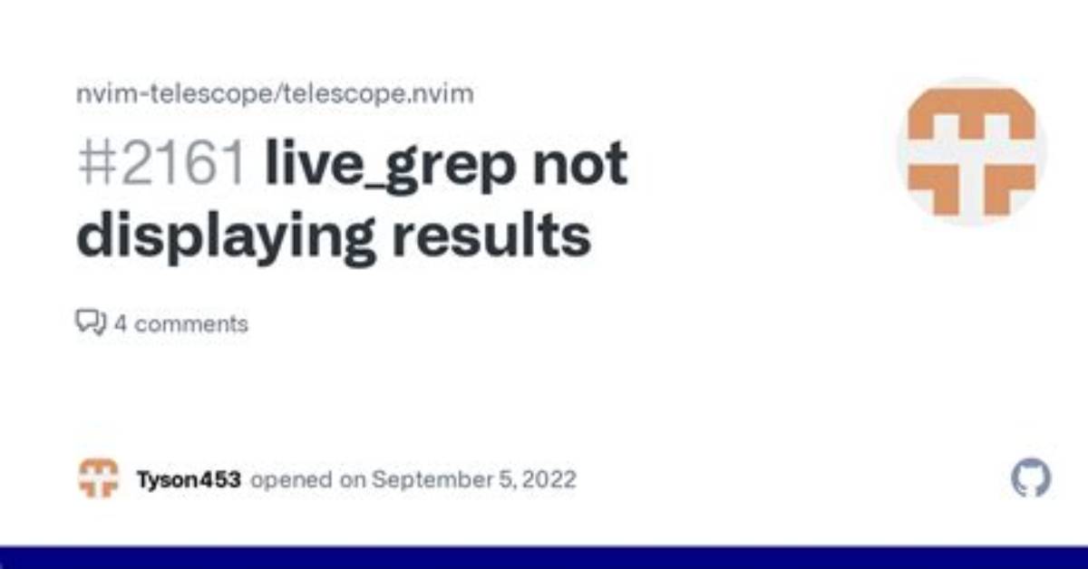 Telescope Nvim Not Displaying Results