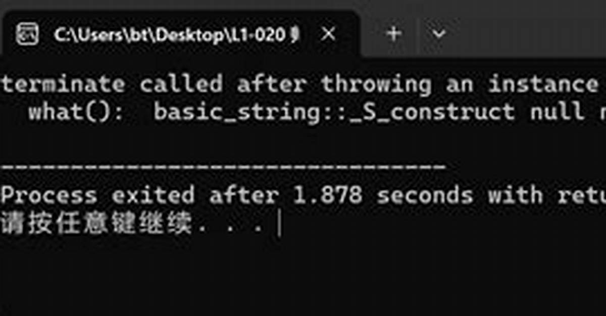 Terminate Called After Throwing an Instance of 'Std: :Out_Of_Range' What(): Basic_String: :Substr