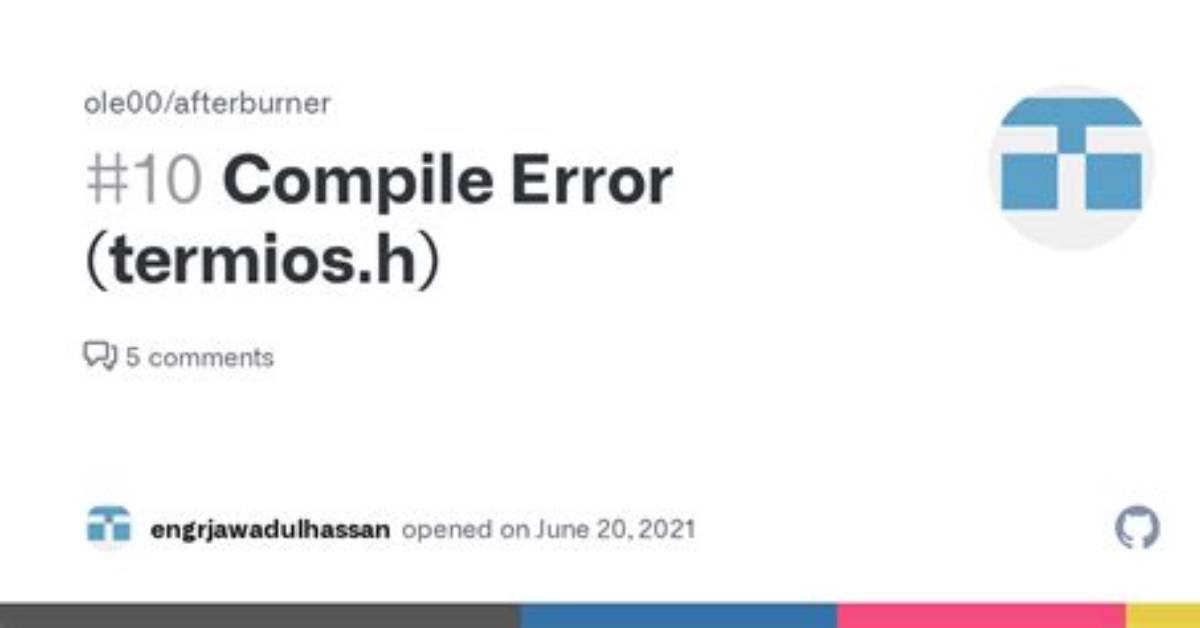 Termios. H Error on Linux, -Lftdi Error on Windows. Cross Compiling