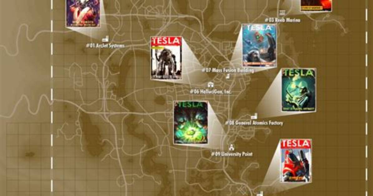Tesla Science Magazine Locations in Fallout 4