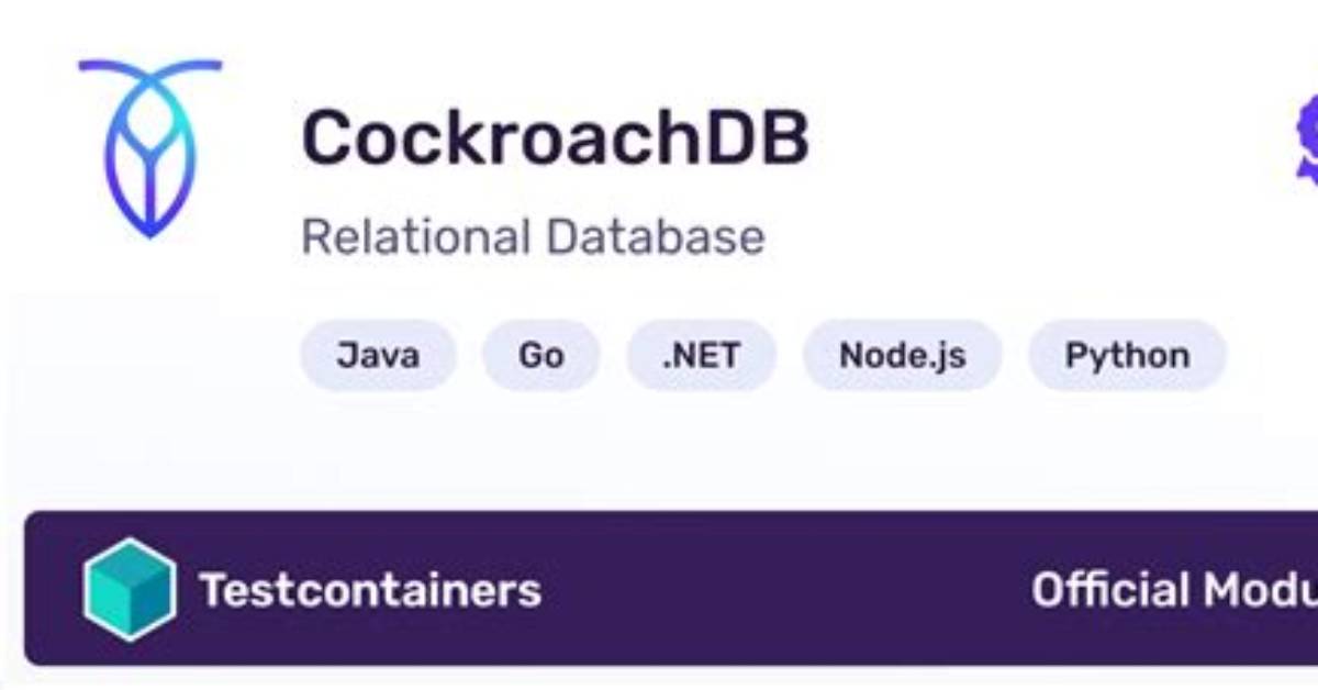 Testcontainers execInContainer Not Working with Cockroachdb