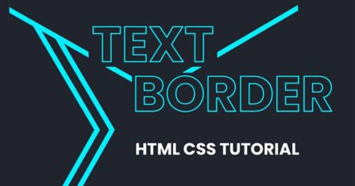 Text Border Using Css (Border Around Text)