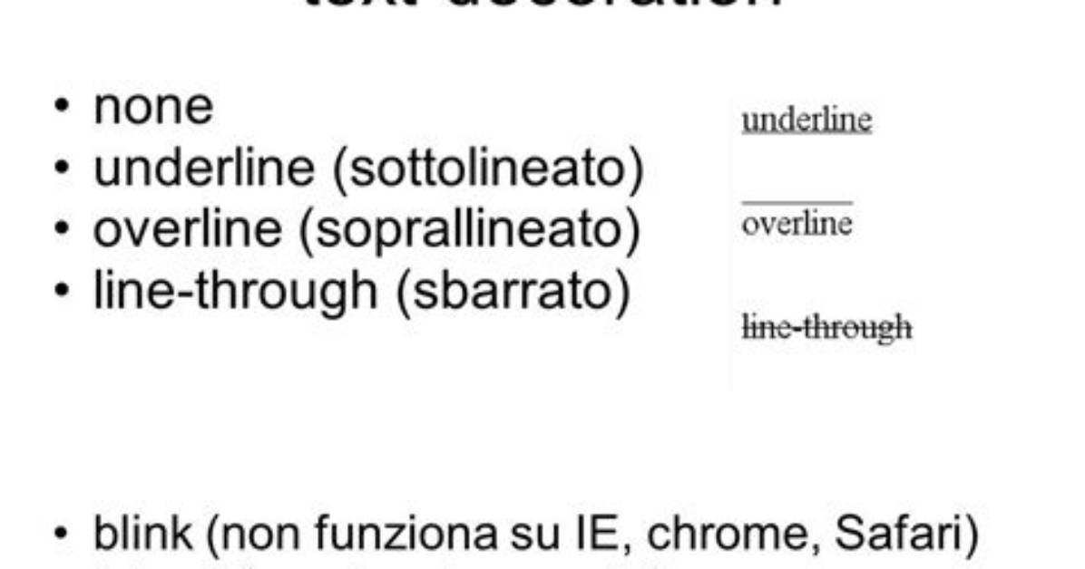 Text-Decoration: None Not Working