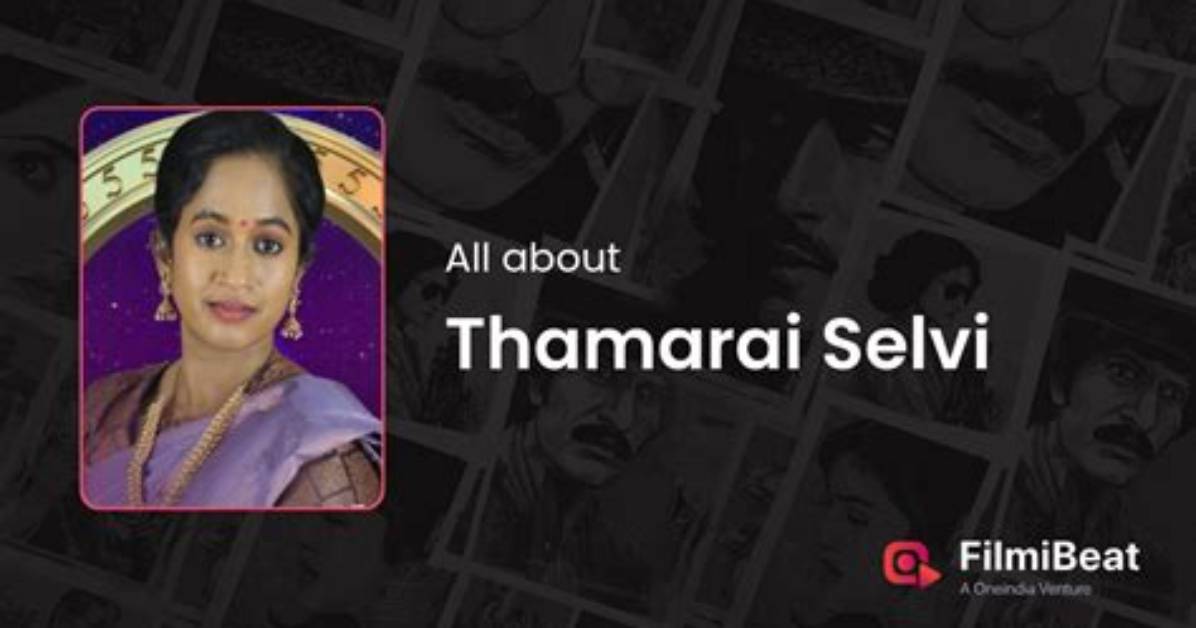 Thamarai Net Worth