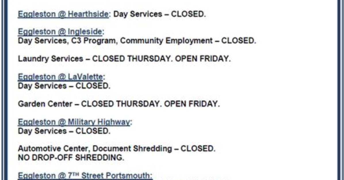 Thanksgiving & Family Day Holiday Office Closures | News