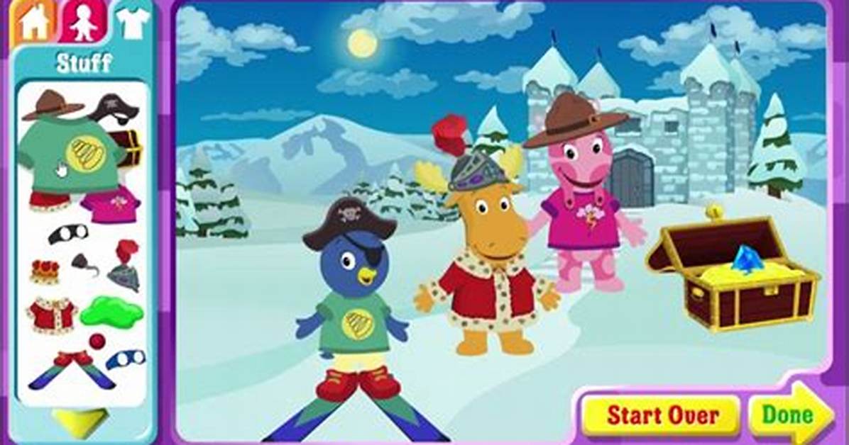 The Backyardigans Adventure Maker - the Backyardigans Games