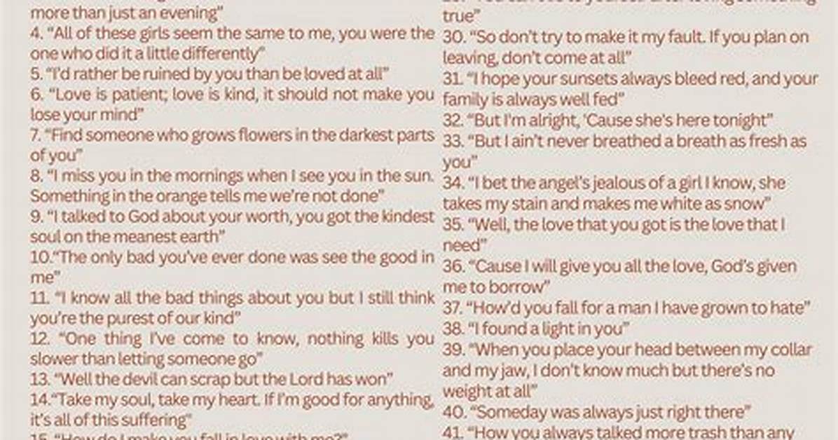 The Best Zach Bryan Lyrics About Reflection