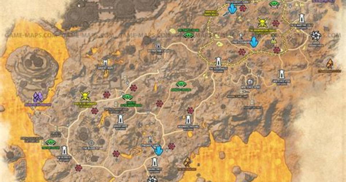 The Deadlands Map - the Elder Scrolls Online (Eso)