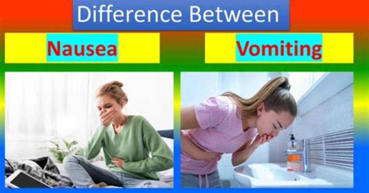 The Difference Between Nausea and Vomiting