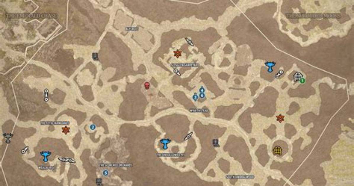 The Downs Map for Diablo 4