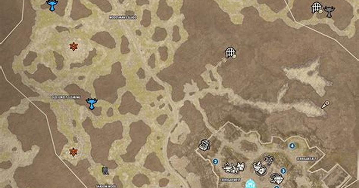 The Emerald Chase Map for Diablo 4