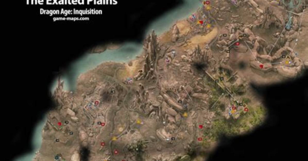 The Exalted Plains Dragon Age: Inquisition Map