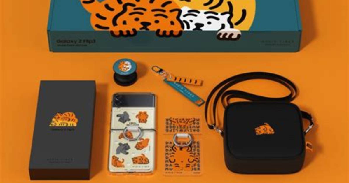The Galaxy Z Flip 3 Muzik Tiger Edition Makes Its Debut