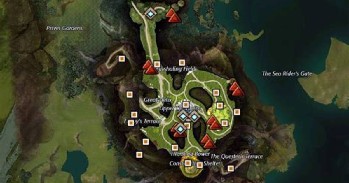 The Grove City Map Guild Wars 2