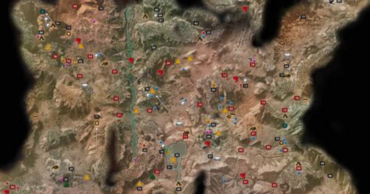 The Hinterlands Dragon Age: Inquisition Map