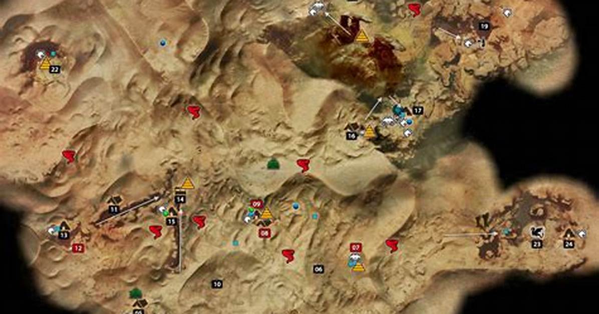The Hissing Wastes Dragon Age: Inquisition Map