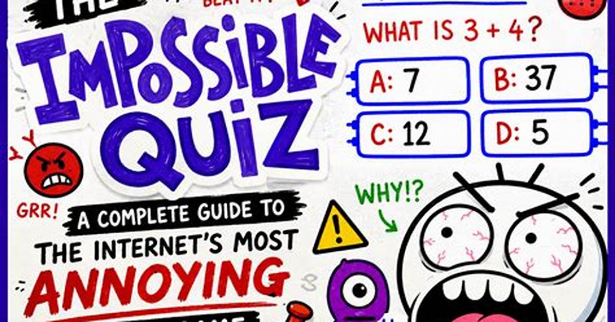 The Impossible Quiz — Printable Worksheet