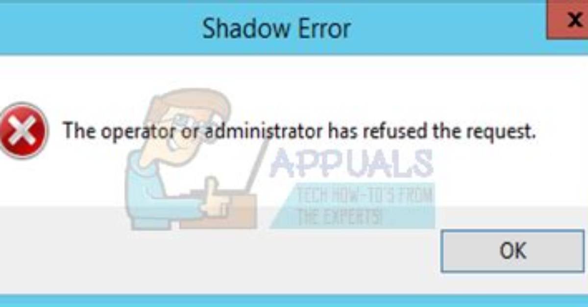 The Operator or Administrator Has Refused the Request Task Scheduler