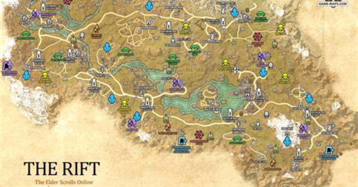 The Rift Map - the Elder Scrolls Online (Eso)