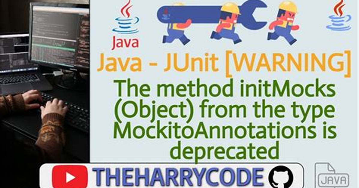 The Type Mockitoannotations. Mock Is Deprecated
