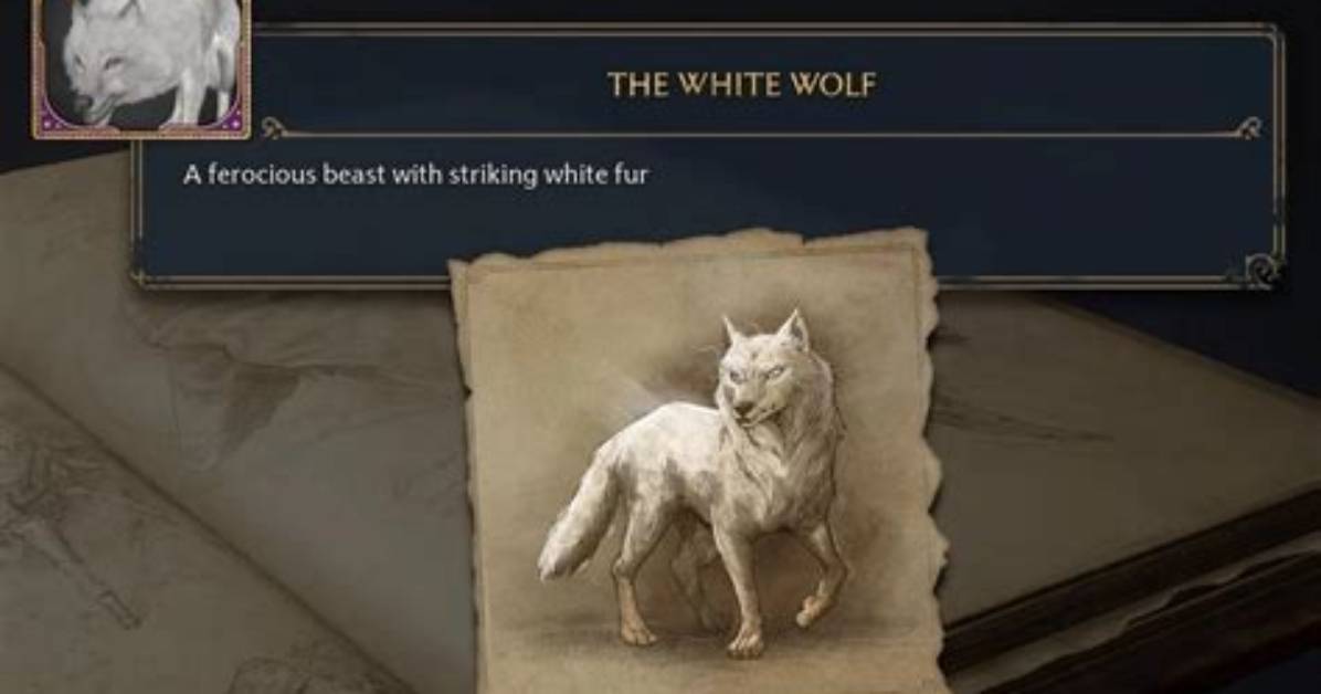 The White Wolf in Hogwarts Legacy