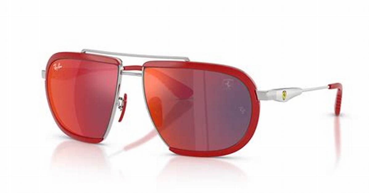 These New Limited Edition Ray-Ban Scuderia Ferrari Sunglasses Are on Our Cop List