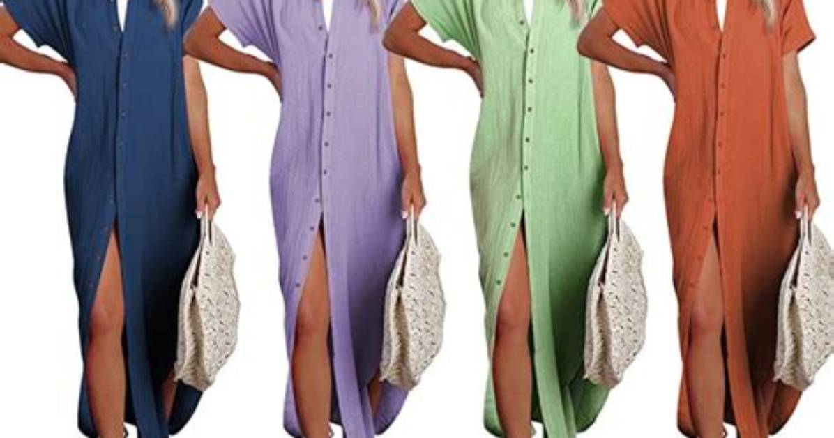 This Flattering, Comfortable Amazon Swimsuit Coverup Is on Sale for $32