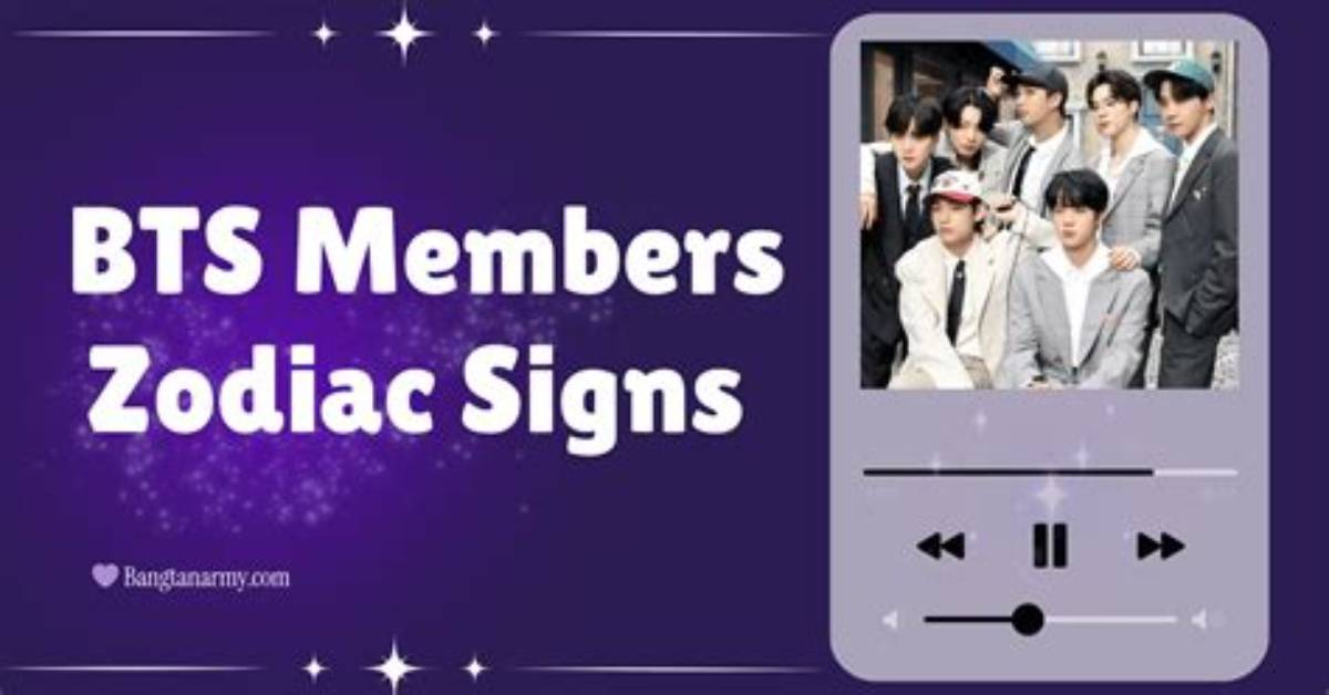 This Is Each Bts Member’s Zodiac Sign