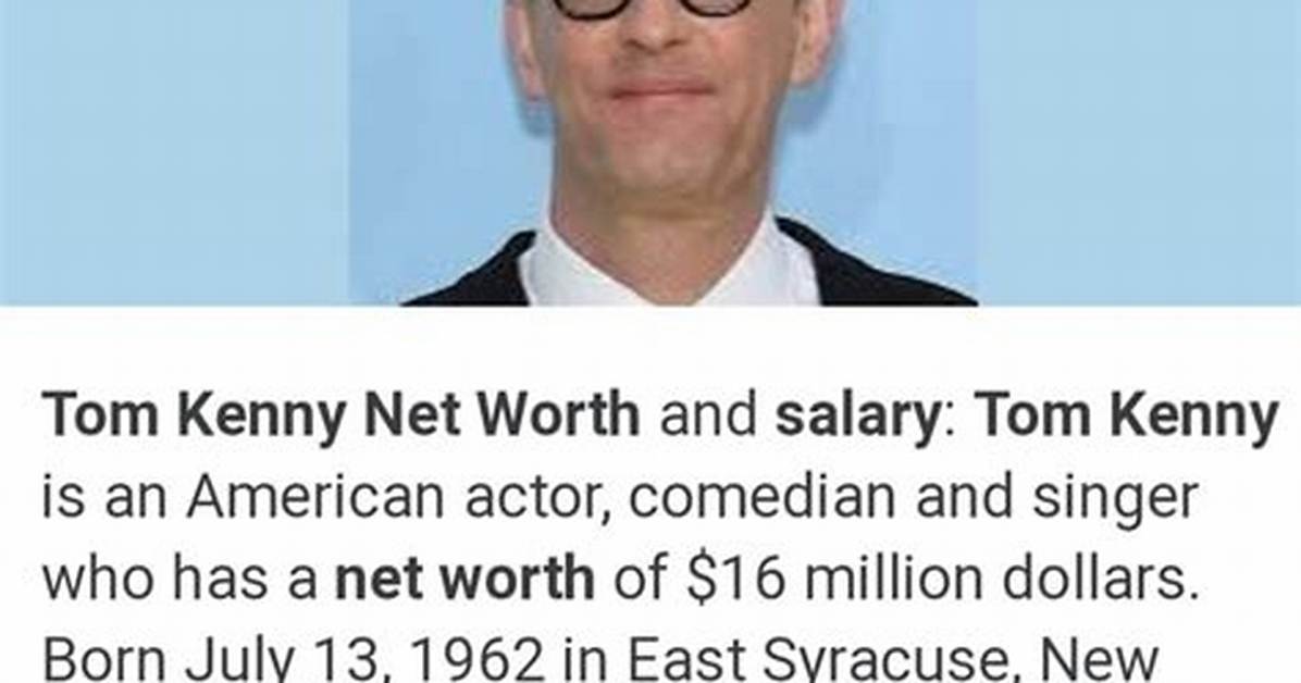 Thomas Kenny Net Worth