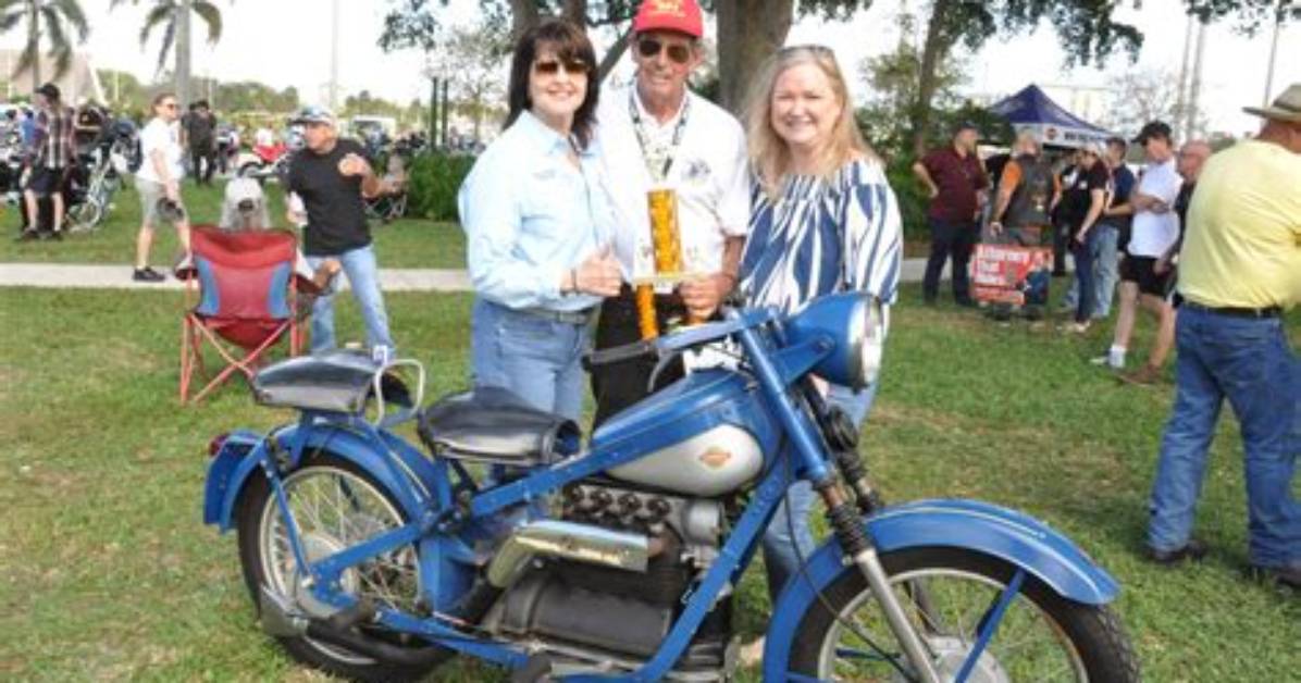 Thousands Enjoy Vintage Motorcycle Show in Dania Beach Park
