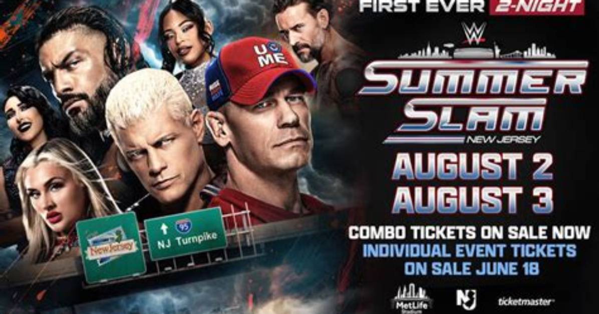 Tickets Booking Details for Summerslam 2022, Venue, Match Card, Matches All You Need to Know