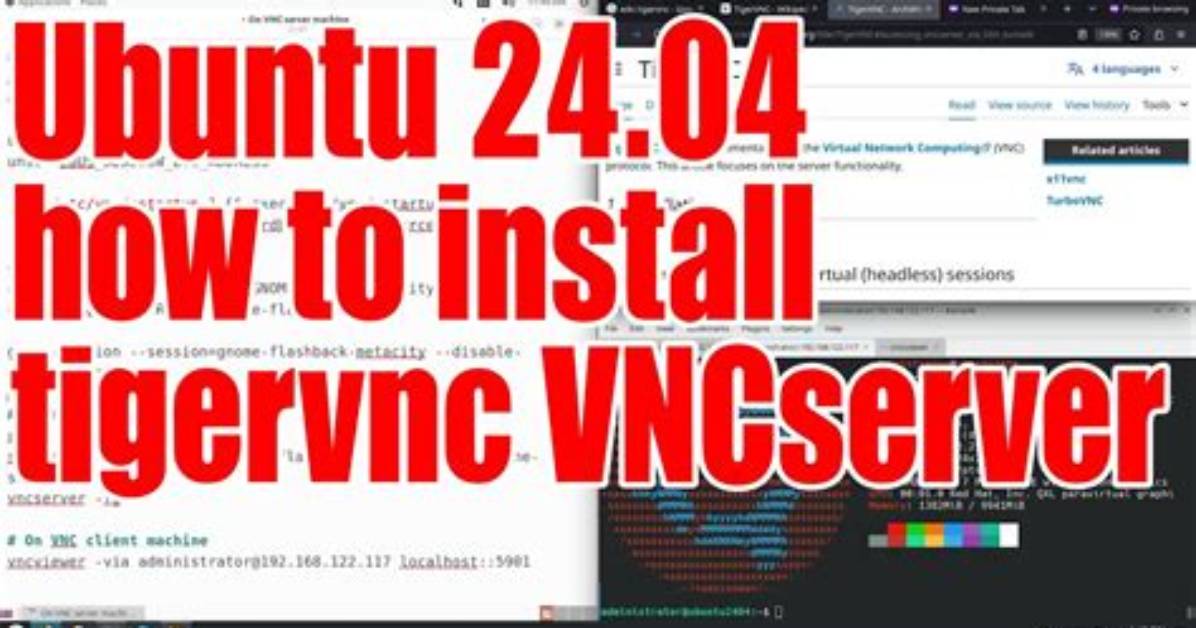 Tigervnc Throws Error on Ubuntu 20.04 on a Raspberry Pi 3