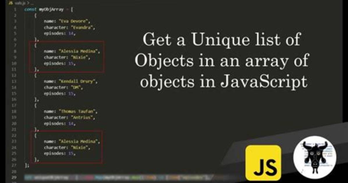 Tigther Code - Javascript Object Array