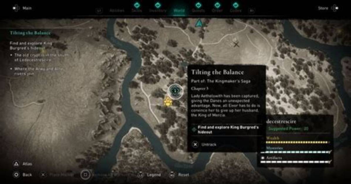 Tilting the Balance, Assassin's Creed Valhalla Quest