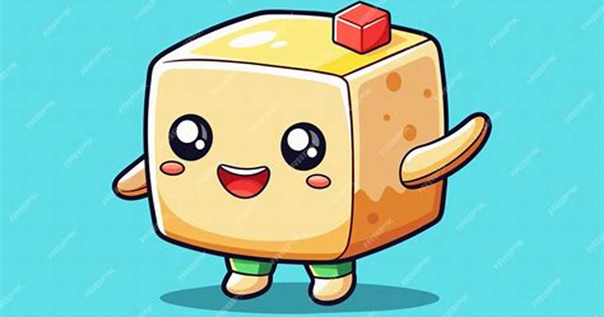 Tofu Character on Workbench