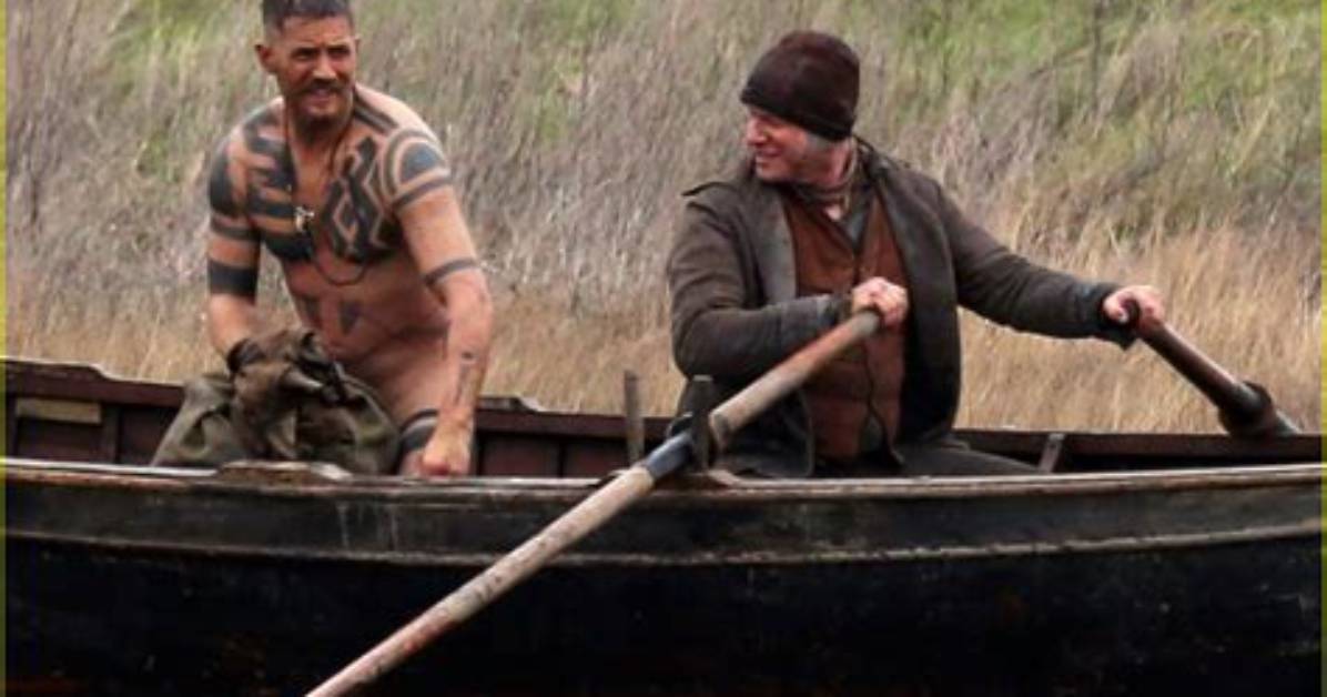 Tom Hardy Nude on Set of Taboo