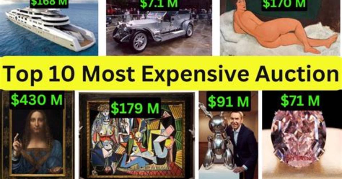 Top 10 Most Expensive Auction Items