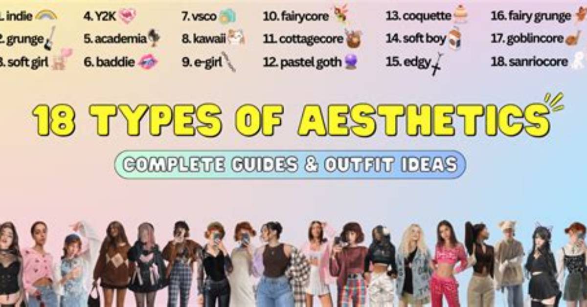 Top 13 Types of Aesthetics to up Your Fashion Game the Celebrity-Approved Way in 2024